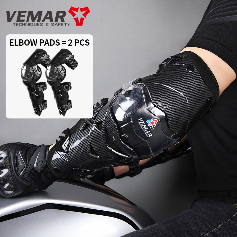 Motorcycle Gear For Woman - VEMAR E-18H Motocross Elleboogbeschermers Motorrijuitrusting voor