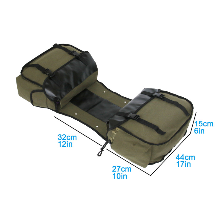 Canvas Lederen Achter Zadeltas - Motorcycle Gear Backpack recensie en prijs