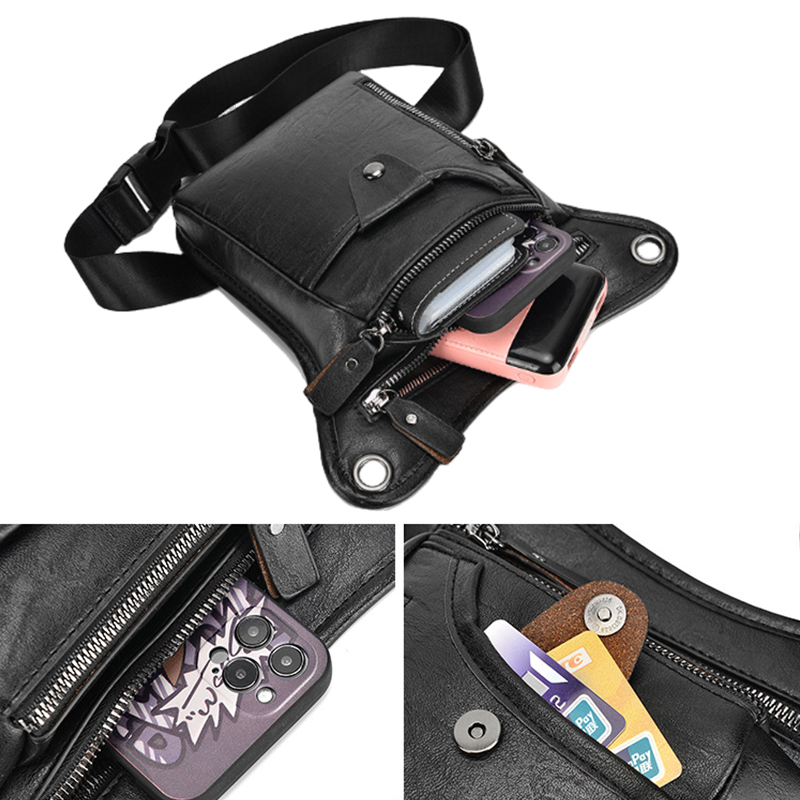 Vintage Pu Lederen Heuptas Dro - Motorcycle Gear Backpack recensie en prijs