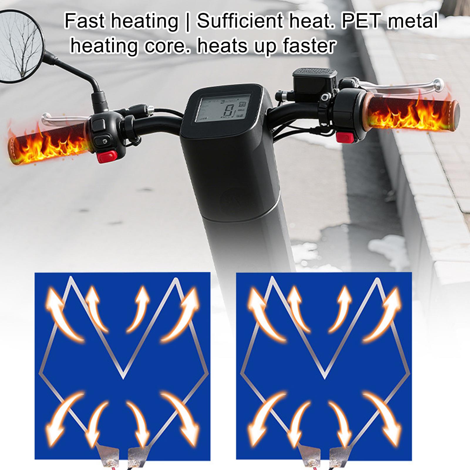Verwarmde handvatten voor moto - Handlebar Grip Heated recensie en prijs